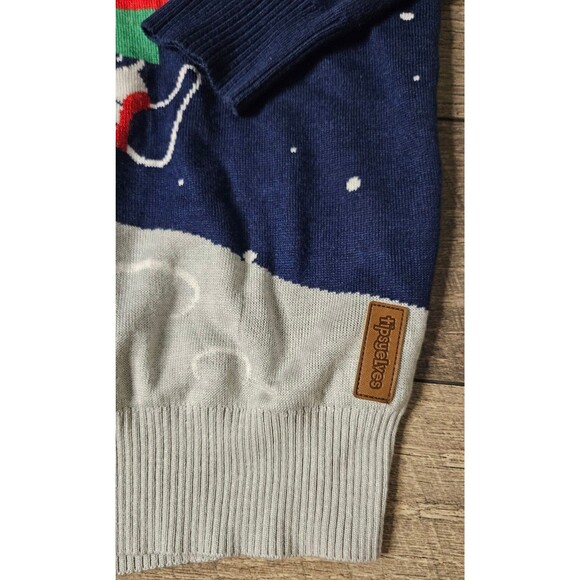 Tipsy Elves Astronaut Cat Christmas Ugly Sweater Size Large - Picture 3 of 7